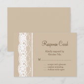 Dentelle molle beige et Vintage RSVP (Devant / Derrière)