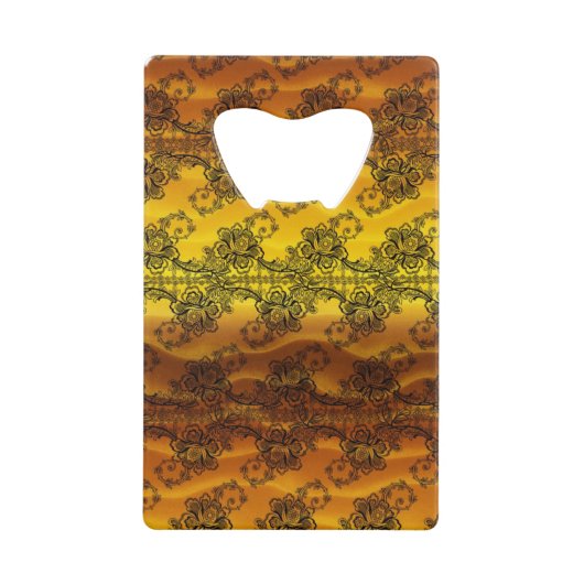 Dentelle noire au-dessus des vagues dorées (Devant)