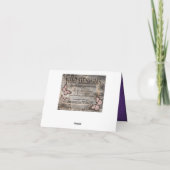 Dentelle noire Merci Goth Moderne Violet (Dos)