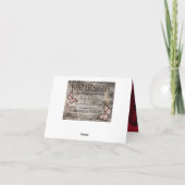 Dentelle noire Rouge Goth moderne Merci (Dos)