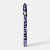 Dentelle noire sur violet (Côté gauche)