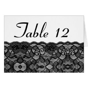 Dentelle noire vintage de nombre de Tableau de