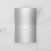 Dentelle rose et Carte de remerciements de baptême (Intérieur)