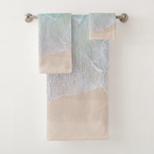 Dentelle verte et blanche Sable et mer