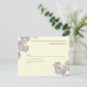 Dentelle vintage | Eggplant | RSVP (Debout devant)