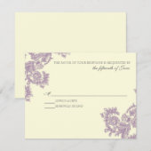 Dentelle vintage | Eggplant | RSVP (Devant / Derrière)