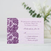 Dentelle vintage violette RSVP (Debout devant)