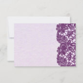 Dentelle vintage violette RSVP (Dos)