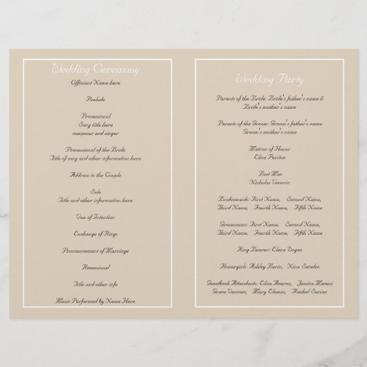 Dentelles blanches & perles beige plié programme d (Dos)