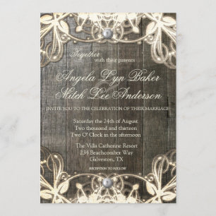 Dentelles de campagne et Faire-part de mariage rus