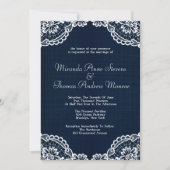 Dentelles de pays et Faire-part de mariage de Deni (Devant)