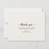 Dentelles rustiques en bois M. Mme Merci Postc (Dos)