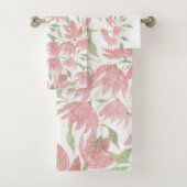 Dentelles texturées rose blanc (En situation)