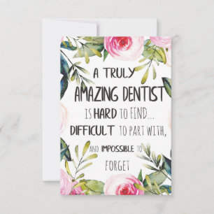 Dentist appreciation Doctor Bedankt Cadeaud Quote