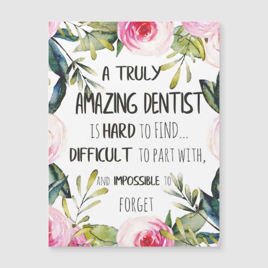 Dentist appreciation Doctor Bedankt Cadeaud Quote (Voorkant)
