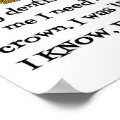 DENTIST BEHOEFTE KROEIEN POSTER (Hoek)