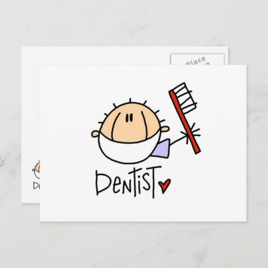 Dentist Briefkaart (Voorkant / Achterkant)