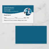 Dentist Bureau Nomination Carte de visite moderne (Devant / Derrière)