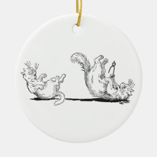 Dentist Cat Extracts verkeerde tand Keramisch Ornament