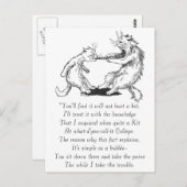 Dentist Cat Pulling Tooth Briefkaart (Voorkant / Achterkant)