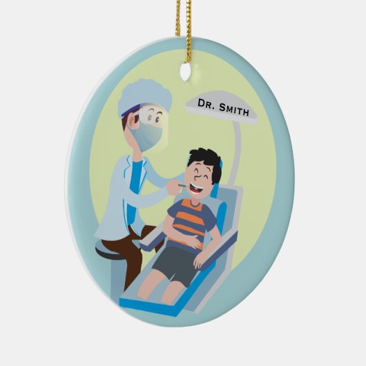 Dentist Ceramic Ornament (Rechts)