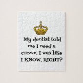 DENTIST CROWN LEGPUZZEL (Verticaal)