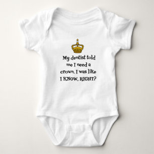 DENTIST CROWN ROMPER