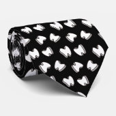 Dentist Cute 3D Tooth Pattern Dental Stropdas (Opgerold)