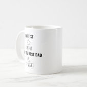 Dentist Dad Father Gift Idea Koffiemok (Voorkant links)