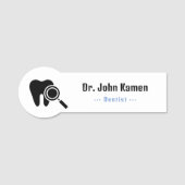 Dentist | De Logo Teeth Naamplaatje (Voorkant)