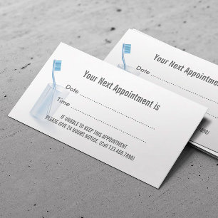Dentist Dental Appointment Afsprakenkaartje