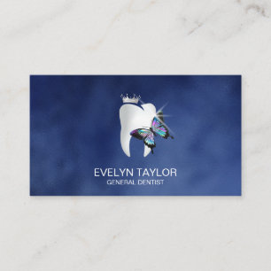 Dentist Dental Clinic tanden Whitening Butterfly B Visitekaartje