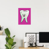 Dentist Dental Hygienist Artwork Poster (Thuiskantoor)