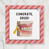 Dentist Dental School Afstuderen Bedankjes Labels (Achterkant)