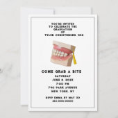 Dentist Dental School Graduation Party Invitation (Devant)