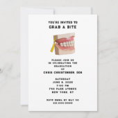 Dentist Dental School Graduation Party Invitation (Devant)