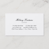 Dentist Dental Service Visitekaartje (Achterkant)