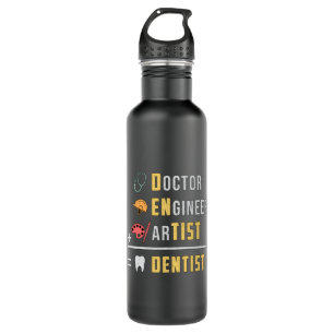 Dentist Dental Teeth Doctor Tooth Funny Gift Idee Waterfles