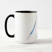 Dentist Dentist Toothbrush Mug 🦷 Stylish Blue (Gauche)