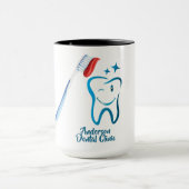 Dentist Dentist Toothbrush Mug 🦷 Stylish Blue (Centre)