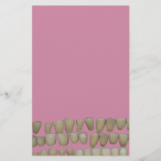 DENTIST DENTISTRY ORTHODONTICS ROTTEN TEETH MOUTH BRIEFPAPIER (Voorkant)