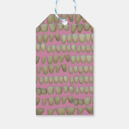 DENTIST DENTISTRY ORTHODONTICS ROTTEN TEETH MOUTH CADEAULABEL (Voorkant)