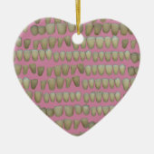 DENTIST DENTISTRY ORTHODONTICS ROTTEN TEETH MOUTH KERAMISCH ORNAMENT (Voorkant)