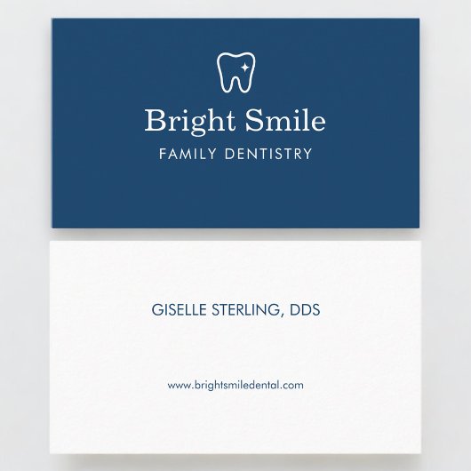 Dentist Dentistry Tooth Logo Visitekaartje