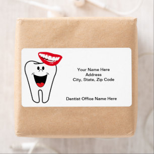 Dentist dents dents dents dents sourire Étiquettes