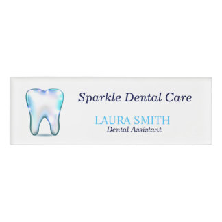 Dentist Employee Personeel Magnetic Name Tag