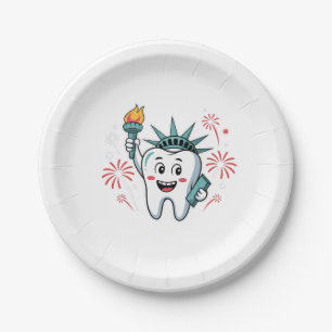 Dentist Funny American van de Dentist Squad van 4 Papieren Bordje