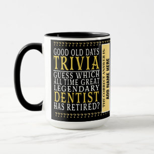 Dentist Funny Personalized Remoe, Retirement Mok