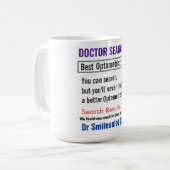 Dentist Funny Search Gift Mug (Devant gauche)