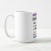 Dentist Funny Search Gift Mug (Gauche)